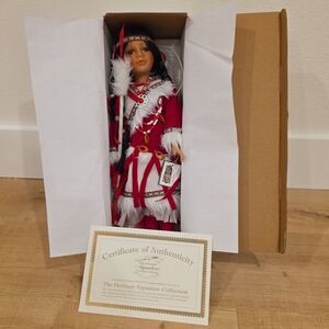 Heritage Signature Collection Porcelain Doll Meoquanee Doll #44777